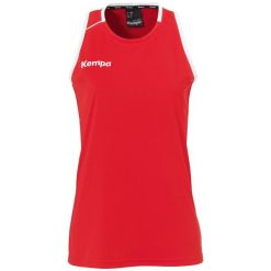 Damska koszulka typu tank top Kempa Player. Białe bluzki damskie Kempa, xs, bez wzorów, sportowe, bez kołnierzyka, bez ramiączek. Za 119.50 zł.