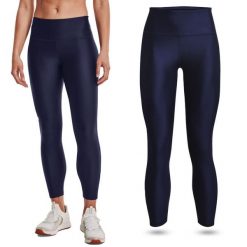 Legginsy sportowe damskie Under Armour szybkoschnące treningowe. Niebieskie legginsy sportowe damskie Under Armour, m, bez wzorów, do biegania. Za 154.99 zł.