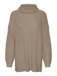 Vero Moda Golf w kolorze beżowym rozmiar: XS. Brązowe golfy damskie Vero Moda, xs, bez wzorów, bez ramiączek. Za 48.39 zł.