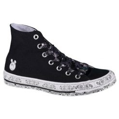 Trampki Damskie Chuck Taylor Hi All Star. Czarne trampki damskie Converse, bez wzorów, z gumy, bez zapięcia. Za 405.99 zł.