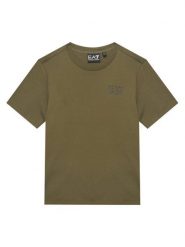 EA7 Emporio Armani T-Shirt 7B000020 AF10378 U7014 Zielony ciemny Regular Fit. Zielone t-shirty i koszulki chłopięce EA7 Emporio Armani, bez wzorów, z bawełny, bez kołnierzyka, bez ramiączek. Za 179.99 zł.