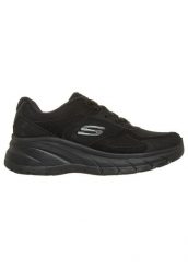 Buty SKECHERS 150386S FASHION FIT 2.0 VINTAGE Czarny. Czarne obuwie trekkingowe damskie Skechers, z materiału, bez zapięcia. Za 305.99 zł.
