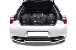 Torby Do Bagażnika Citroen Ds5 2011-2015 4Szt Kjust. Czarne torby podróżne KJUST, bez wzorów, z kauczuku. Za 1,223.00 zł.