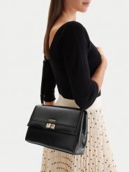 Lasocki Torebka CEO-LSK-L-019-09 Czarny. Czarne listonoszki damskie Lasocki, bez wzorów, z materiału, bez dodatków. Za 159.99 zł.