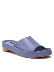 Gino Rossi Klapki 22SS17 Fioletowy. Fioletowe klapki damskie Gino Rossi, bez wzorów, ze skóry, bez obcasa, bez zapięcia. Za 299.99 zł.