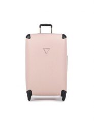 Guess Walizka duża Wilder (D) Travel TWD745 29480 Różowy. Czerwone walizki Guess, z aplikacjami, ze skóry, duże. Za 999.99 zł.