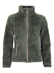 Peak Mountain Kurtka polarowa "Arendel" w kolorze khaki rozmiar: M. Brązowe kurtki damskie Peak Mountain, m, bez wzorów, z polaru, bez kaptura. Za 217.99 zł.