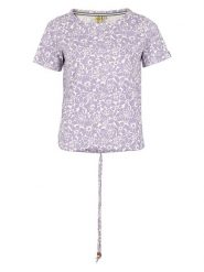 Roadsign Koszulka w kolorze fioletowo-kremowym rozmiar: XL. Brązowe bluzki damskie Roadsign, xl, bez wzorów, z bawełny, bez kołnierzyka, bez ramiączek. Za 43.99 zł.