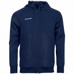 Bluza z kapturem Stanno Centro Micro. Niebieskie bluzy damskie STANNO, m, bez wzorów, z kapturem. W wyprzedaży za 203.50 zł.