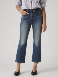 Levi's Dżinsy - Bootcut fit - w kolorze niebieskim rozmiar: W33/L29. Niebieskie jeansy damskie Levi's. Za 215.21 zł.