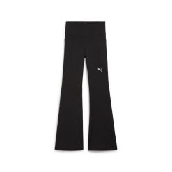 Spodnie damskie Puma W Tad Essential Hw Bootcut Pant Czarne. Czarne spodnie sportowe damskie Puma, s, bez wzorów, z jersey, z podwyższonym stanem, na fitness i siłownię. Za 149.00 zł.