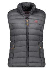 Geographical Norway Kamizelka pikowana "Vatikolor" w kolorze antracytowym rozmiar: XXL. Czarne kamizelki damskie Geographical Norway, xxl, bez wzorów, bez kaptura. Za 118.01 zł.