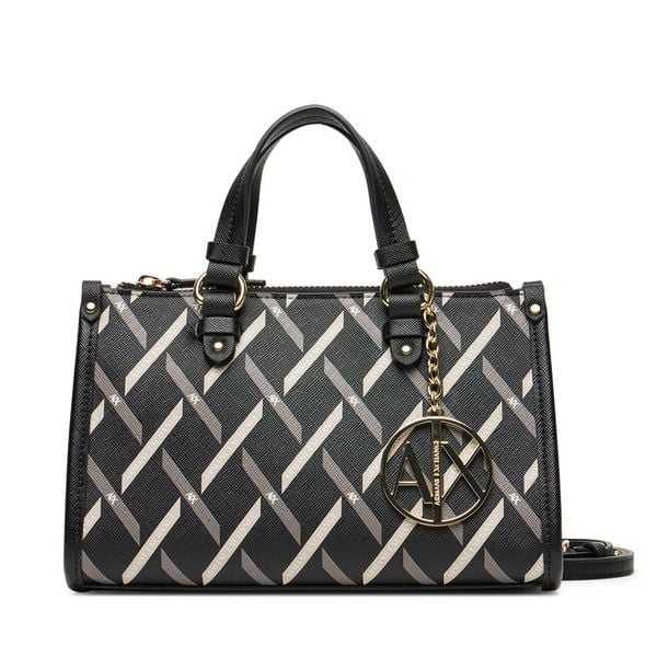 Torebka Armani Exchange. Czarne torebki klasyczne damskie Armani Exchange, bez dodatków. Za 619.99 zł.