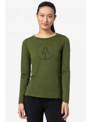 Super.natural Koszulka "Bubble Tree" w kolorze zielonym rozmiar: XS. Zielone koszulki damskie super.natural, xs, bez wzorów, z wełny, bez kołnierzyka, bez ramiączek. Za 152.99 zł.