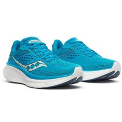 Buty do biegania damskie Saucony Ride 17. Niebieskie obuwie sportowe treningowe Saucony, do biegania. Za 499.99 zł.