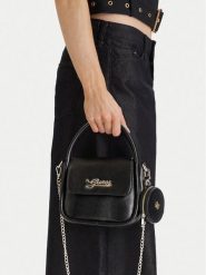 Guess Torebka J6RZ10 W4090 Czarny. Czarne kuferki damskie Guess, z aplikacjami, ze skóry, bez dodatków. Za 269.99 zł.