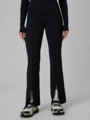 4F Legginsy sportowe w kolorze czarnym rozmiar: M. Czarne legginsy damskie 4F, m, bez wzorów, z materiału, z podwyższonym stanem, outdoorowe. Za 100.99 zł.