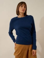 Just Cashmere Kaszmirowy sweter "Jane" w kolorze granatowym rozmiar: S. Niebieskie swetry klasyczne damskie Just Cashmere, s, z kaszmiru, bez kołnierzyka. Za 326.99 zł.