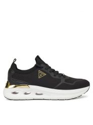 Guess Sneakersy FLJSOL FAB12 Czarny. Czarne obuwie sportowe damskie Guess, z materiału, bez zapięcia. W wyprzedaży za 299.99 zł.