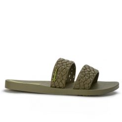 Klapki damskie Ipanema 83243 RENDA II FEM. Zielone klapki damskie Ipanema, bez wzorów, z materiału, bez obcasa, bez zapięcia. Za 69.00 zł.