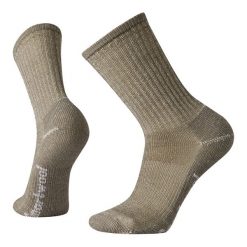 Skarpety trekkingowe Smartwool Hike Classic Edition Light Cushion Crew. Brązowe skarpetki damskie Smartwool, bez wzorów. Za 85.99 zł.