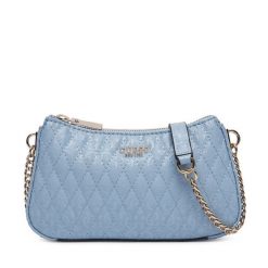 Torebka Guess. Niebieskie listonoszki damskie Guess, z aplikacjami, bez dodatków. Za 289.99 zł.