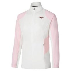 Damska bluza dresowa Mizuno Front Shadow. Białe bluzy damskie Mizuno, l, bez wzorów, z dresówki, bez kaptura. Za 364.20 zł.