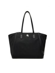 KARL LAGERFELD Torebka A3W30117 Czarny. Czarne shopper bag KARL LAGERFELD, bez wzorów, ze skóry, bez dodatków. Za 669.99 zł.