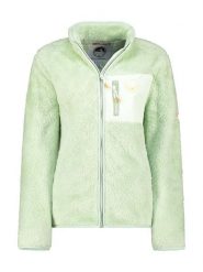 Geographical Norway Kurtka polarowa "Upecious" w kolorze miętowym rozmiar: XXL. Zielone kurtki damskie Geographical Norway, xxl, bez wzorów, z polaru, bez kaptura. Za 127.05 zł.