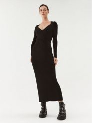 Boss Sukienka dzianinowa Famelina 50493914 Czarny Slim Fit. Czarne sukienki damskie Boss, bez wzorów, z dzianiny, bez ramiączek. Za 1,149.00 zł.