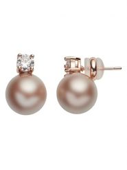 U.S. Polo Assn. Pozłacane kolczyki-wkrętki z perłami i kryształami rozmiar: onesize. Brązowe kolczyki damskie U.S. Polo Assn., z kryształem, pozłacane. Za 68.45 zł.