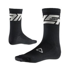 Skarpety rowerowe LEATT Socks MTB. Czarne skarpetki damskie LEATT, bez wzorów, z włókna. Za 139.00 zł.