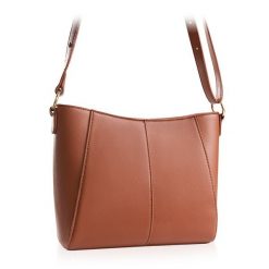 Torebka damska na ramię MILEY BETLEWSKI® koniakowy. Białe torebki klasyczne damskie ze skóry ekologicznej, na ramię, bez dodatków. Za 159.99 zł.