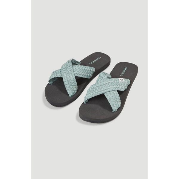 Klapki sportowe damskie O'neill DITSY BLOOM™ SLIDES. Zielone klapki damskie O'Neill, bez wzorów, bez obcasa, bez zapięcia. Za 314.57 zł.