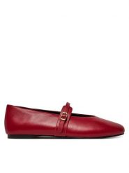 Steve Madden Baleriny Rejoice SM11003565 Czerwony. Czerwone balerinki damskie Steve Madden, bez wzorów, ze skóry. Za 379.99 zł.