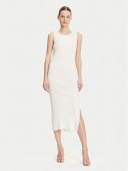 Guess Sukienka 174731 Biały Classic Fit. Białe sukienki damskie Guess, z aplikacjami, z dzianiny, bez ramiączek. Za 369.99 zł.