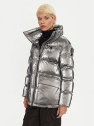 Blauer Kurtka zimowa 24WBLDC02250 Srebrny Regular Fit. Szare kurtki damskie Blauer, na zimę, s, bez wzorów, z syntetyku, bez kaptura. Za 1,259.00 zł.