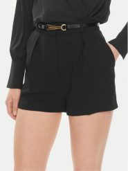 Elisabetta Franchi Szorty materiałowe SH-005-42E2-V350 Czarny Regular Fit. Czarne szorty damskie Elisabetta Franchi, bez wzorów, z materiału. Za 869.99 zł.