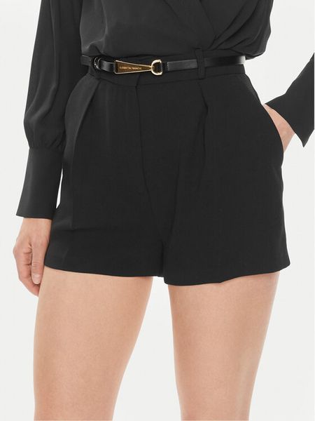 Elisabetta Franchi Szorty materiałowe SH-005-42E2-V350 Czarny Regular Fit. Czarne szorty damskie Elisabetta Franchi, bez wzorów, z materiału. Za 1,739.00 zł.