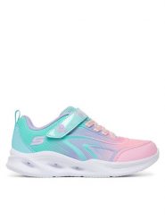 Skechers Sneakersy 303713L/AQMT Kolorowy. Buty sportowe dziewczęce Skechers, bez wzorów, z materiału, bez zapięcia. Za 199.99 zł.