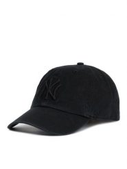 47 Brand Czapka z daszkiem New York Yankees 47 B-RGW17GWSNL-BKF Czarny. Czarne czapki z daszkiem damskie 47 Brand, bez wzorów, z materiału. Za 79.99 zł.
