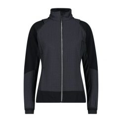 Kurtka damska turystyczna CMP 34A2356. Czarne kurtki sportowe damskie CMP, l, bez wzorów, z softshellu, z kapturem. Za 425.00 zł.