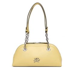 Torebka KARL LAGERFELD. Żółte torebki klasyczne damskie KARL LAGERFELD, bez dodatków. Za 1,499.00 zł.