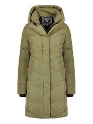 Geographical Norway Płaszcz pikowany "Djamila" w kolorze khaki rozmiar: XXL. Brązowe płaszcze damskie Geographical Norway, xxl, bez wzorów, bez kaptura. Za 254.74 zł.