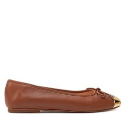 Baleriny Liu Jo. Brązowe balerinki damskie Liu Jo, bez wzorów. Za 289.99 zł.