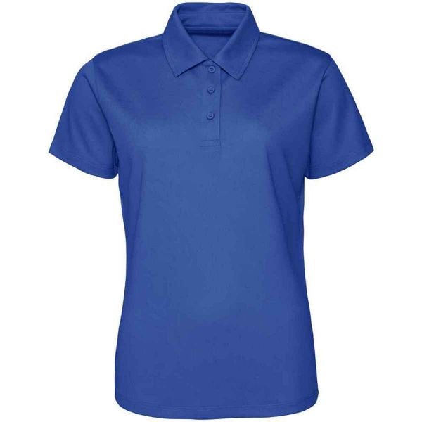 Damska Koszulka Polo. Niebieskie koszulki damskie JUST COOL, bez wzorów, bez kołnierzyka, bez ramiączek. Za 65.99 zł.