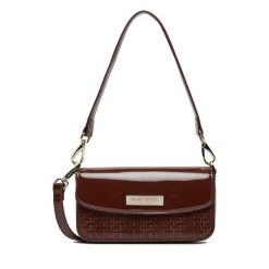 Torebka Nine West. Brązowe torebki klasyczne damskie Nine West, bez dodatków. Za 169.99 zł.