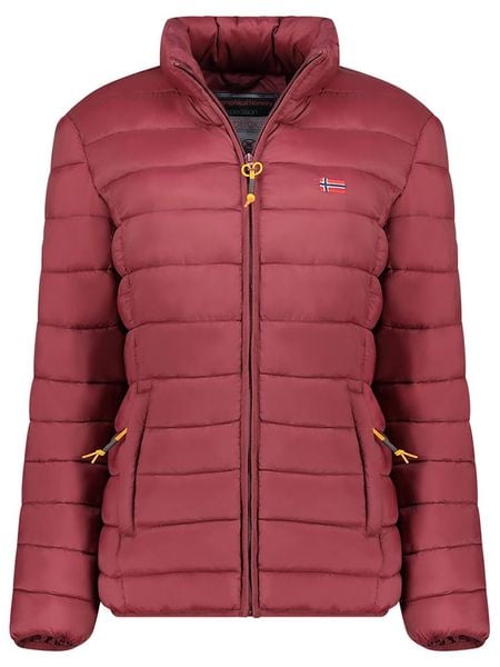 Geographical Norway Kurtka pikowana "Atikolor" w kolorze ciemnofioletowym rozmiar: M. Różowe kurtki damskie Geographical Norway, m, bez wzorów, bez kaptura. Za 175.26 zł.