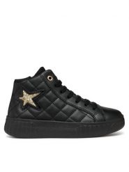 Geox Sneakersy J Mikiroshi Girl J46DVA 000BC C0531 M Czarny. Czarne buty sportowe dziewczęce Geox, ze skóry, bez zapięcia. Za 179.99 zł.