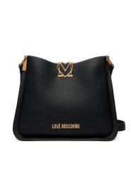 LOVE MOSCHINO Torebka JC4127PP1OLM0000 Czarny. Czarne listonoszki damskie Love Moschino, bez wzorów, ze skóry, bez dodatków. Za 939.99 zł.